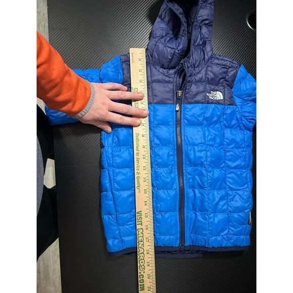 North Face Toddler Thermoball Quilted Puffer Kids Jacket Blue Size 5T - Picture 7 of 11